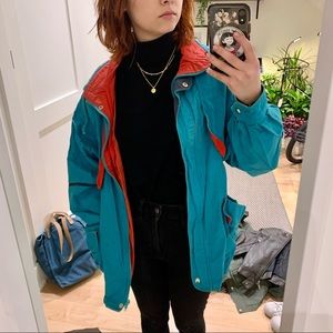 ❄️2/$40 Vintage Blue/Blood Orange Jacket